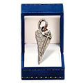 Silver Cross Healing Heart