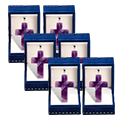 Amethyst Cross Healing Heart